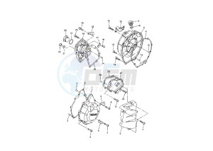 FZ6 600 drawing CRANKCASE COVER