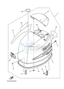 FT50GETL drawing TOP-COWLING