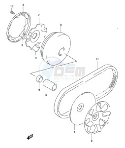 AY50 (P19) katana drawing TRANSMISSION (1) (MODEL AY50WR K1)