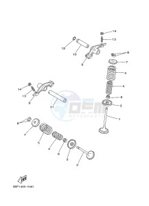 YFM250R YFM25RD RAPTOR 250 (1BTN 1BTP 1BTR) drawing VALVE