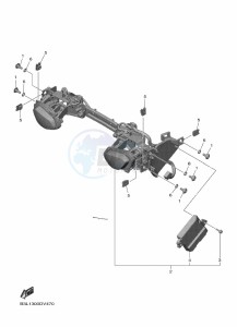 YZF1000 YZF-R1 (B3L1) drawing HEADLIGHT