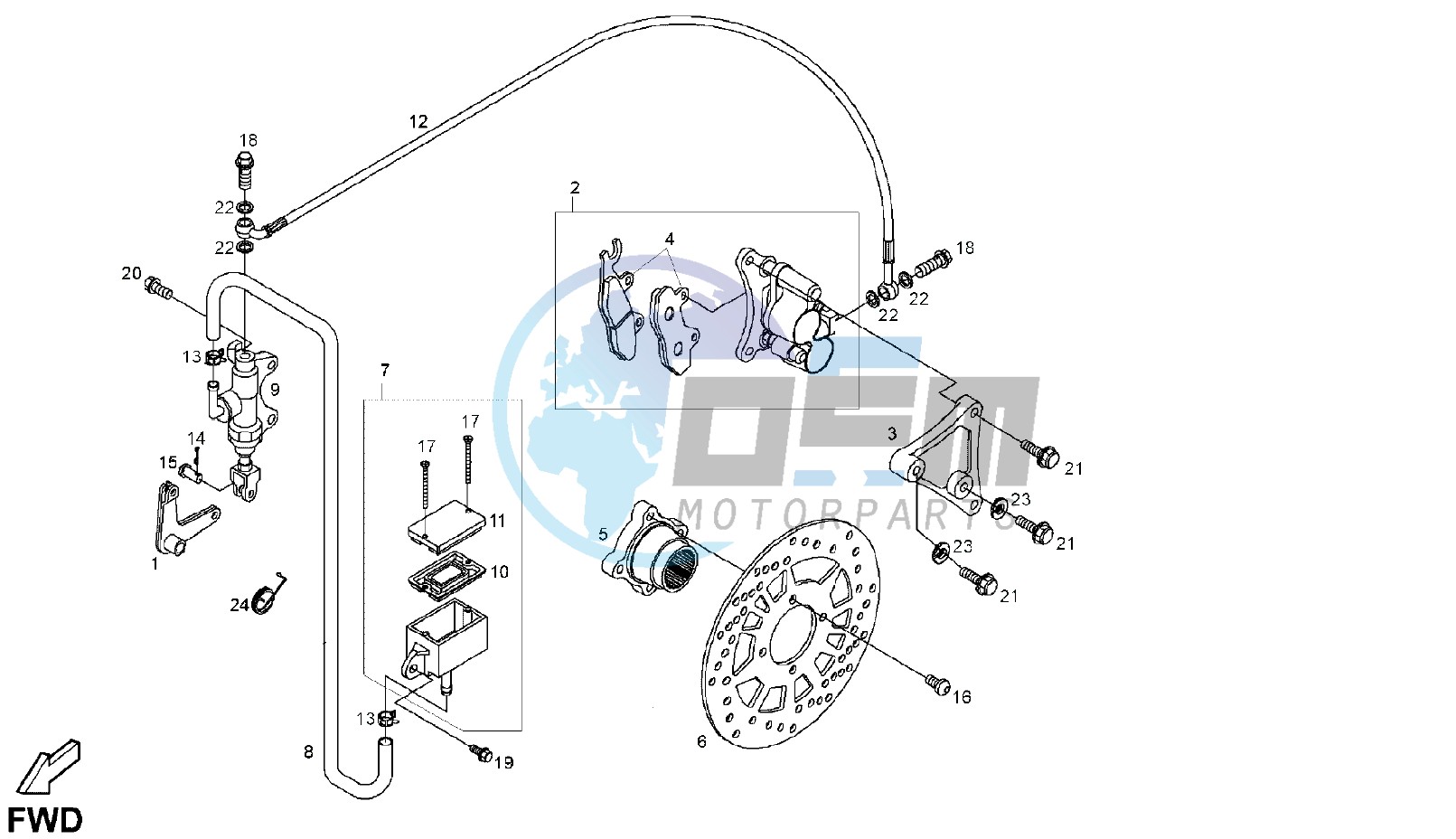 REAR BRAKING SYSTEM