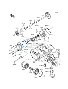 Z800 ABS ZR800FGF UF (UK FA) XX (EU ME A(FRICA) drawing Oil Pump