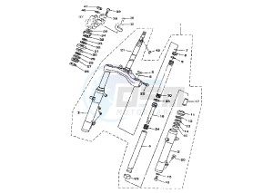 XC VERSITY 300 drawing FRONT FORK