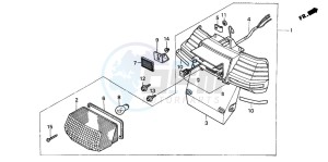 NH80MS drawing TAILLIGHT