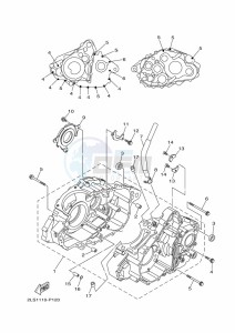 YFM700R YFM70RSXK (2LSS) drawing CRANKCASE