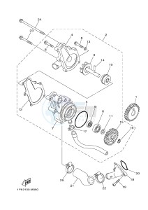 YFM700R YFM70RSSG RAPTOR 700 SPECIAL EDITION (B467) drawing WATER PUMP