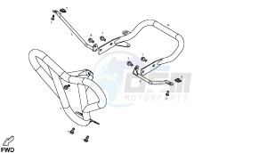 DXR - 250 CC drawing BUMPER