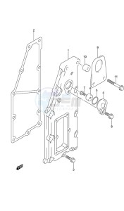 DF 175 drawing Exhaust Cover