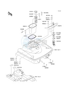 JT 1500 D [STX] (D9F) D9F drawing HULL REAR FITTINGS