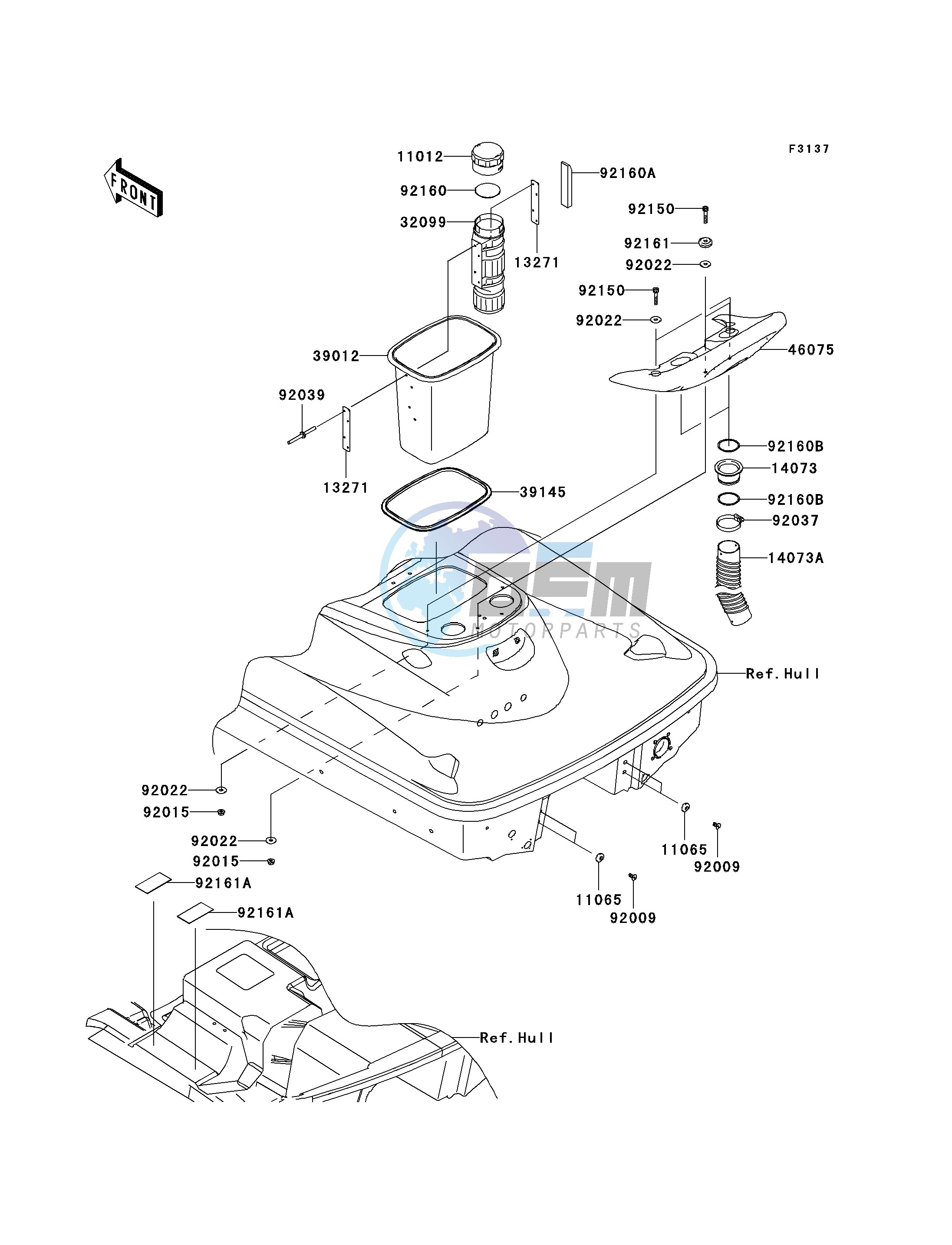 HULL REAR FITTINGS