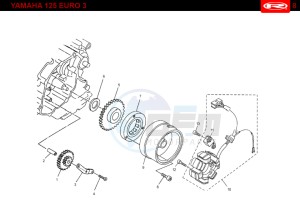 RS2-125-NACKED-BLACK drawing STATOR  Yamaha 125 EURO-3