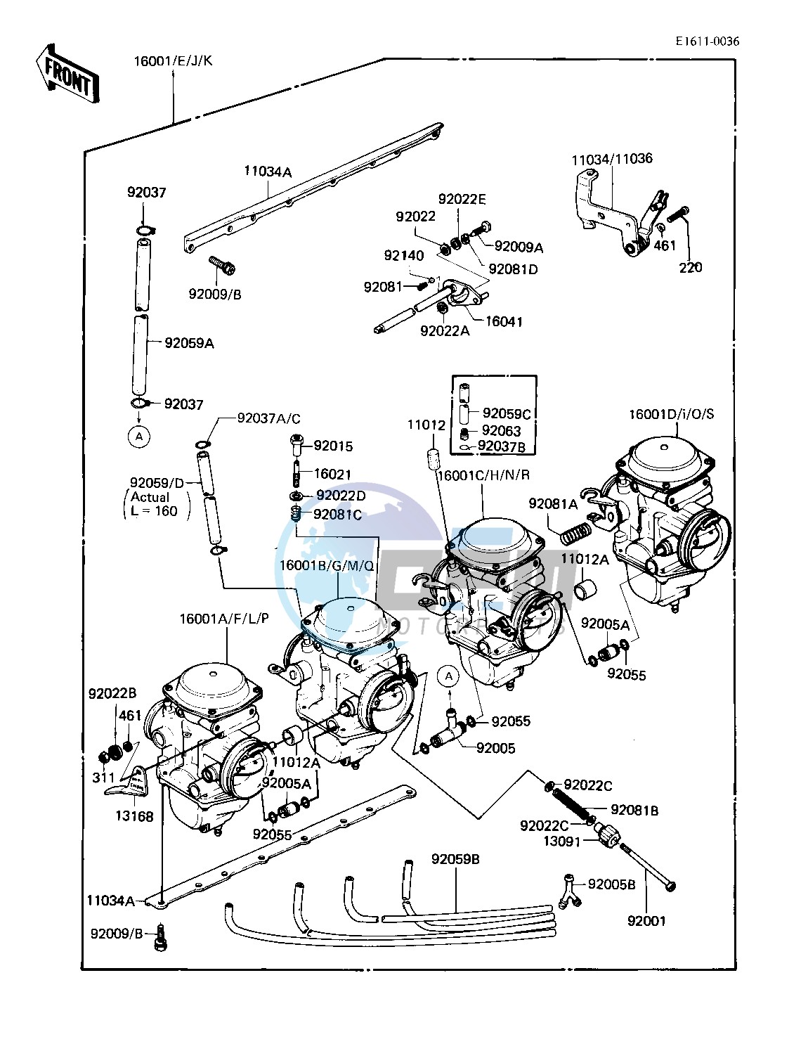 CARBURETOR ASSY   -- 81 -82 KZ750-E2_E3- -