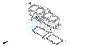 CB1300S CB1300SUPERBOLD'OR drawing CYLINDER