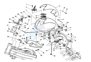 RAPTOR 125 drawing FUEL TANK