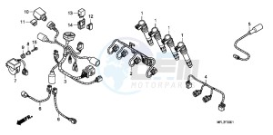 CBR1000RRB drawing SUB HARNESS (CBR1000RR)