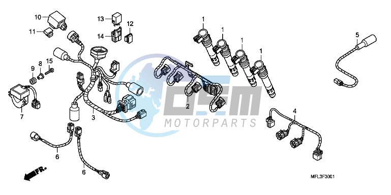 SUB HARNESS (CBR1000RR)