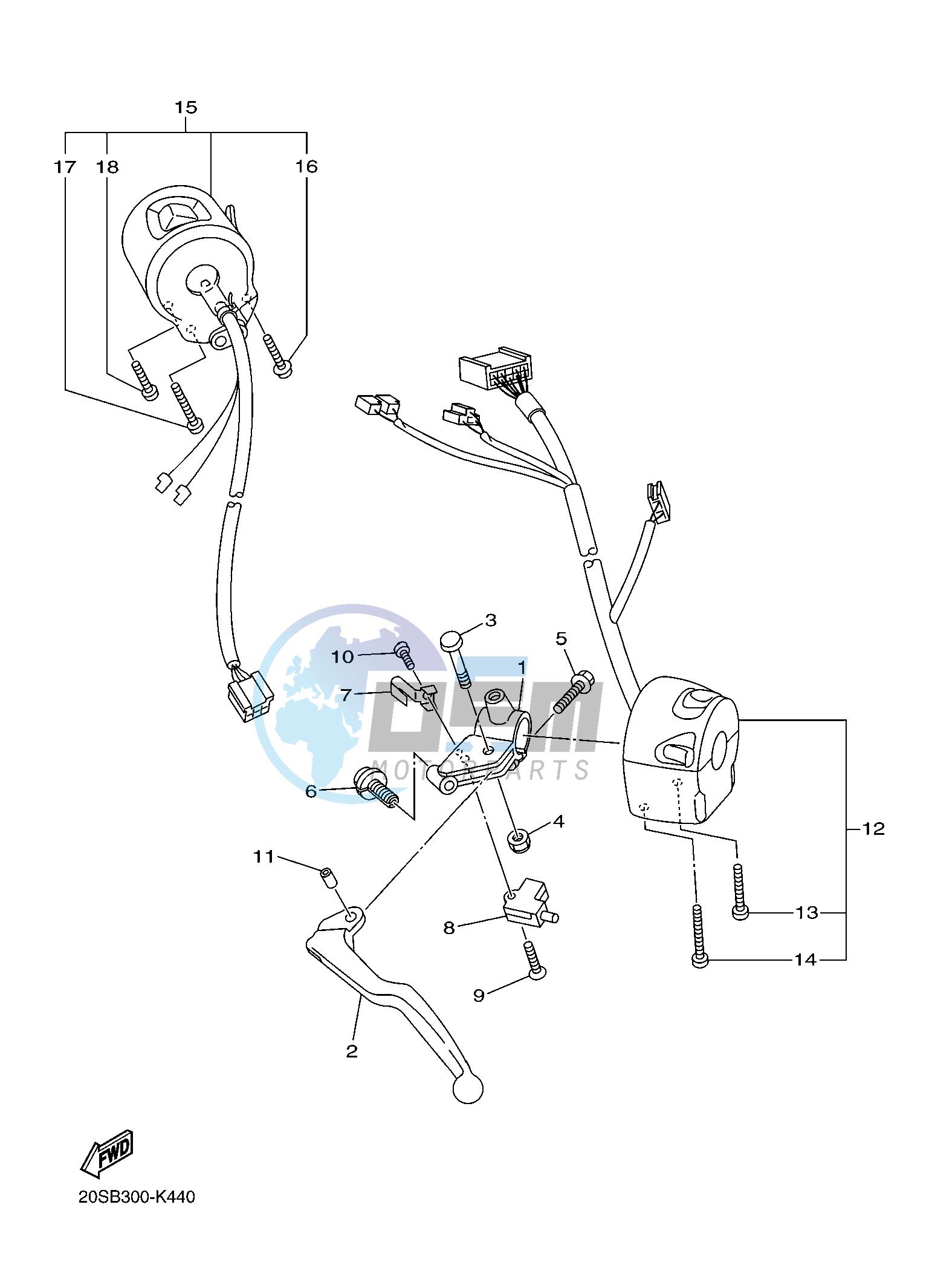 HANDLE SWITCH & LEVER