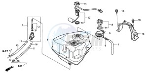 NES125 drawing FUEL TANK