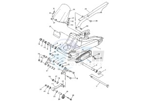 YZF R6 600 drawing REAR ARM