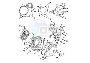 RAPTOR 1000 drawing CRANKCASE COVER