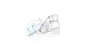 V7 Racer 750 drawing Starter motor