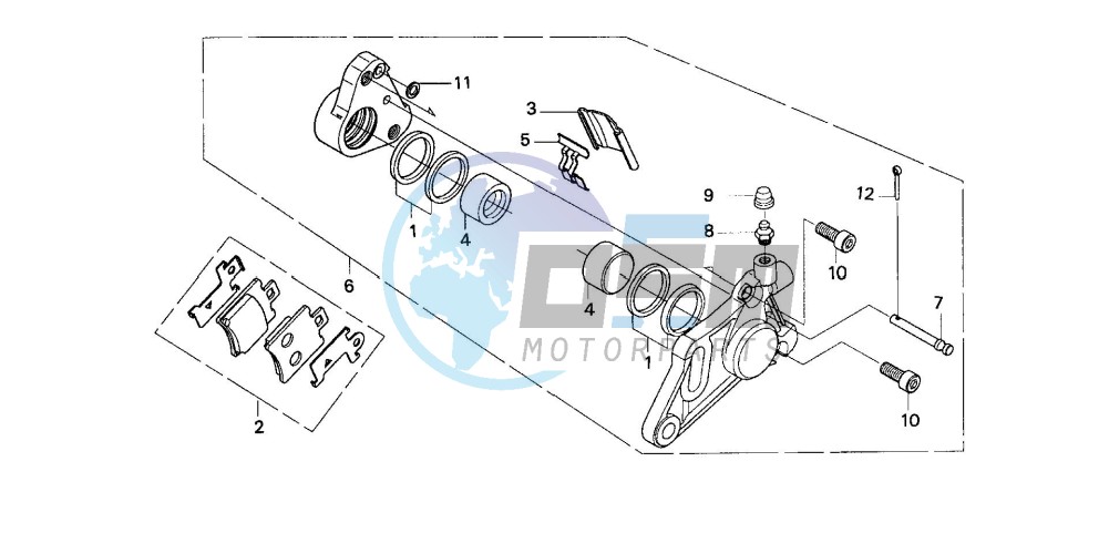 FRONT BRAKE CALIPER