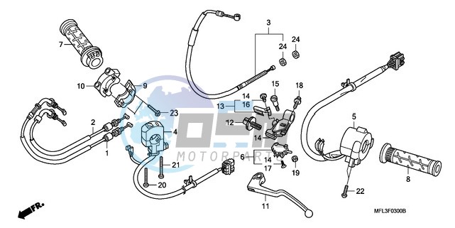 HANDLE LEVER/SWITCH/CABLE