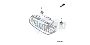 TRX400XC drawing TAILLIGHT ( TRX400EX8/ X9/ XC/ XD)