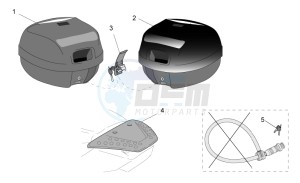 Sonic 50 Air drawing Acc. - Top/cases side cases