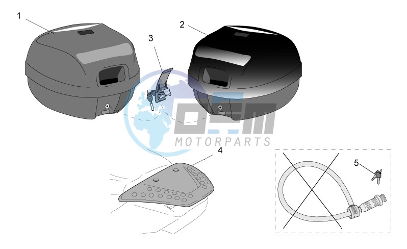 Acc. - Top/cases side cases