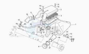 V 11 1100 Le Mans - Sport Naked Le Mans/Sport Naked drawing Air box