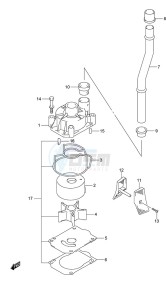 DF 175 drawing Water Pump