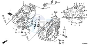 CBR250RAD CBR250R ABS 2E - (2E) drawing CRANKCASE