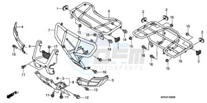 TRX500FE9 Australia - (U) drawing CARRIER