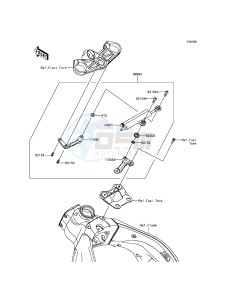 NINJA_ZX-6R_ABS ZX636FFFA FR GB XX (EU ME A(FRICA) drawing Accessory(Steering Damper)