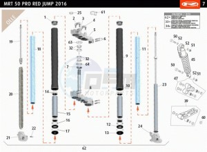 MRT-50-PRO-RED-JUMP drawing FRONT FORK OLLE