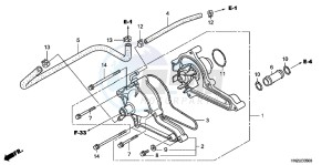 TRX500FAC drawing WATER PUMP