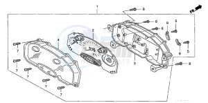 FJS400D SILVER WING drawing SPEEDOMETER