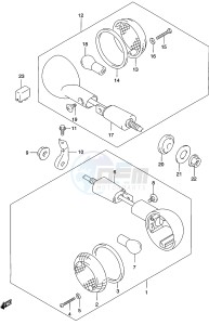 GZ250 (K3) drawing TURN SIGNAL LAMP