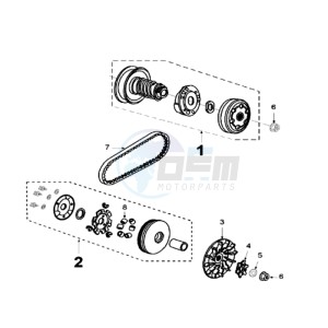 VIVA 3 L 50 2T drawing DRIVE TRAIN