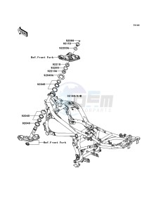 ER-6n ABS ER650B6F GB XX (EU ME A(FRICA) drawing Frame