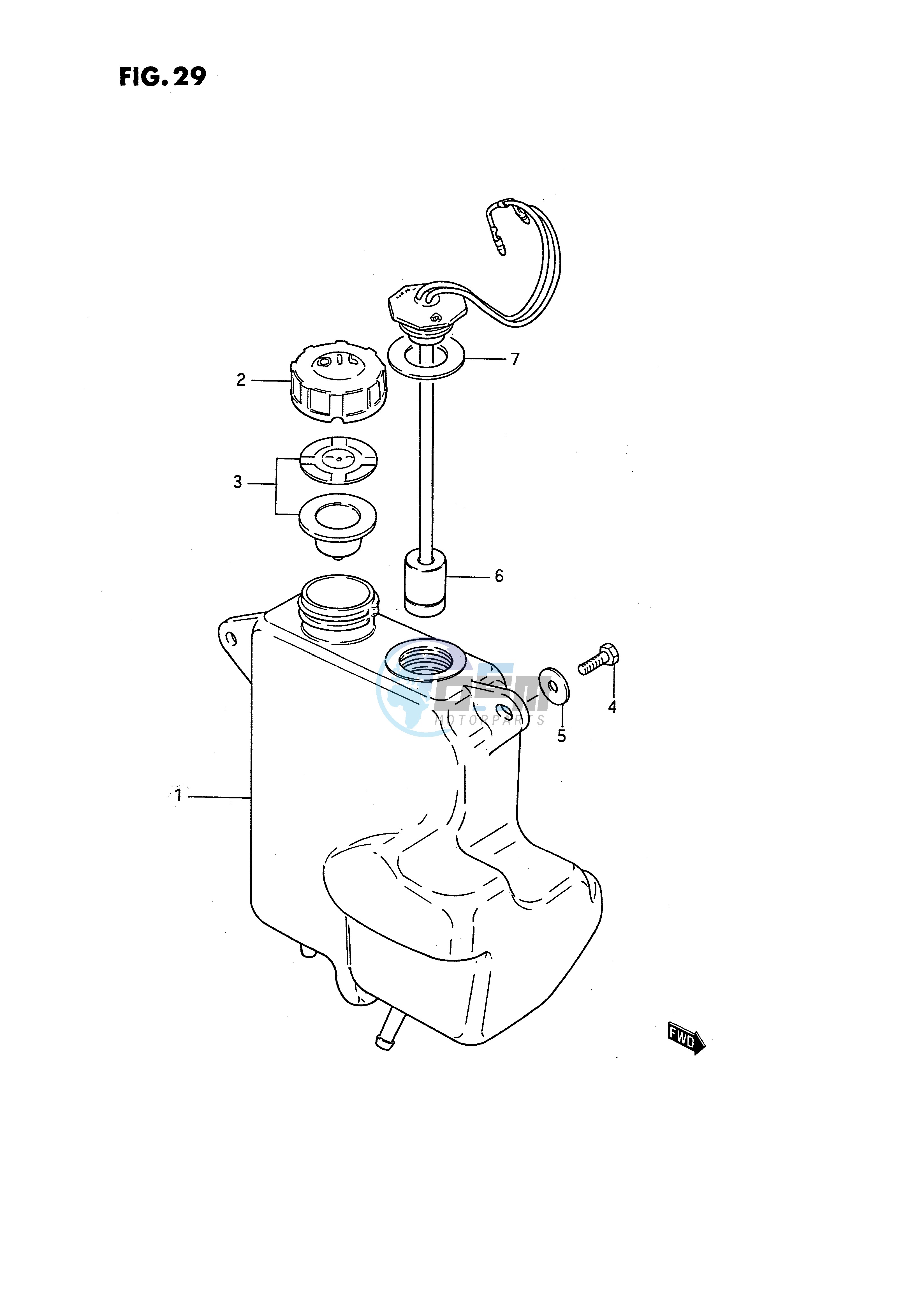 OIL TANK (E16,E43,MODEL R E15)