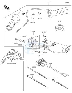 Z1000SX ZX1000WHF XX (EU ME A(FRICA) drawing Accessory(Grip Heater)