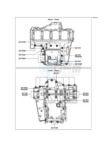 VERSYS_1000 KLZ1000AEF FR GB XX (EU ME A(FRICA) drawing Crankcase Bolt Pattern