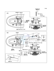 JET_SKI_STX-15F JT1500AFF EU drawing Labels