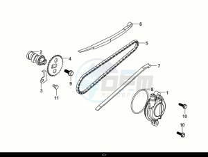 FIDDLE II 50 (AF05W5-EU) (E5) (M1) drawing CAMSHAFT