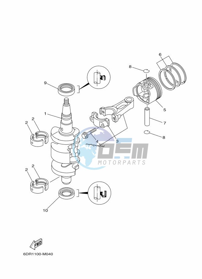 CRANKSHAFT--PISTON