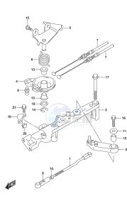 DF 175 drawing Throttle Rod