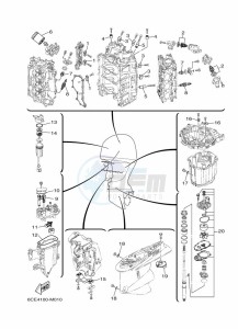 F250DETX drawing MAINTENANCE-PARTS